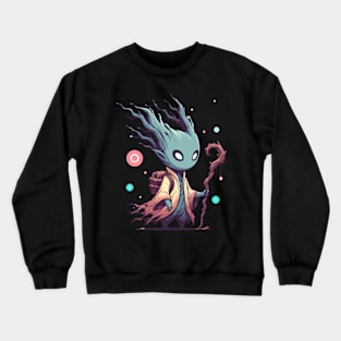 Kawaii Forest Tree Mage Wizard Spirit Crewneck Sweatshirt